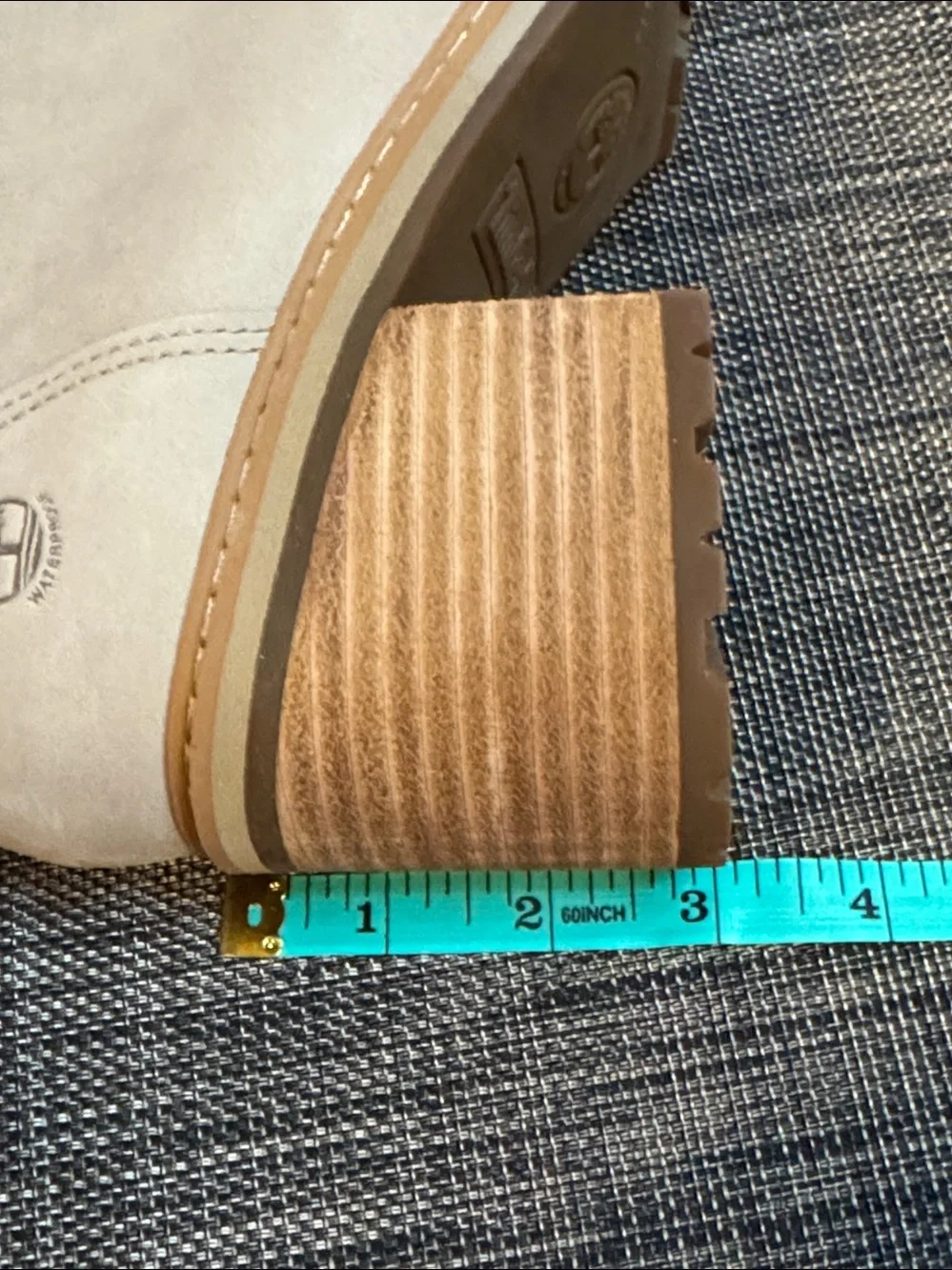 Timberland Sienna High Waterproof Mid Hiker Boot Light Beige Nubuck